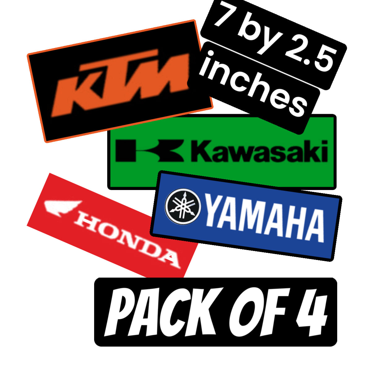 4 pack of the big 4 moto companies