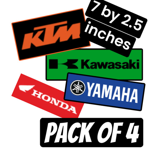 4 pack of the big 4 moto companies
