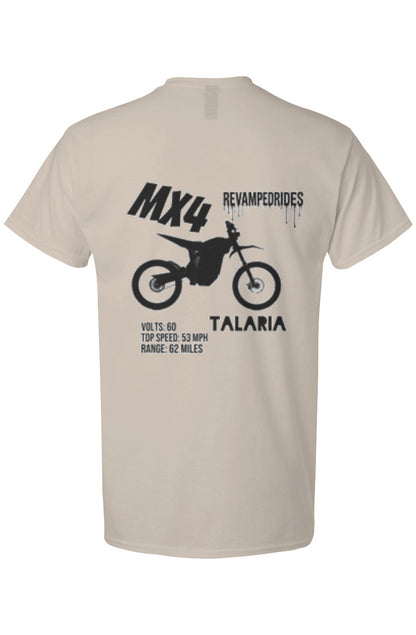 Talaria mx4 logo tee shirt Light Cotton T-Shirt 