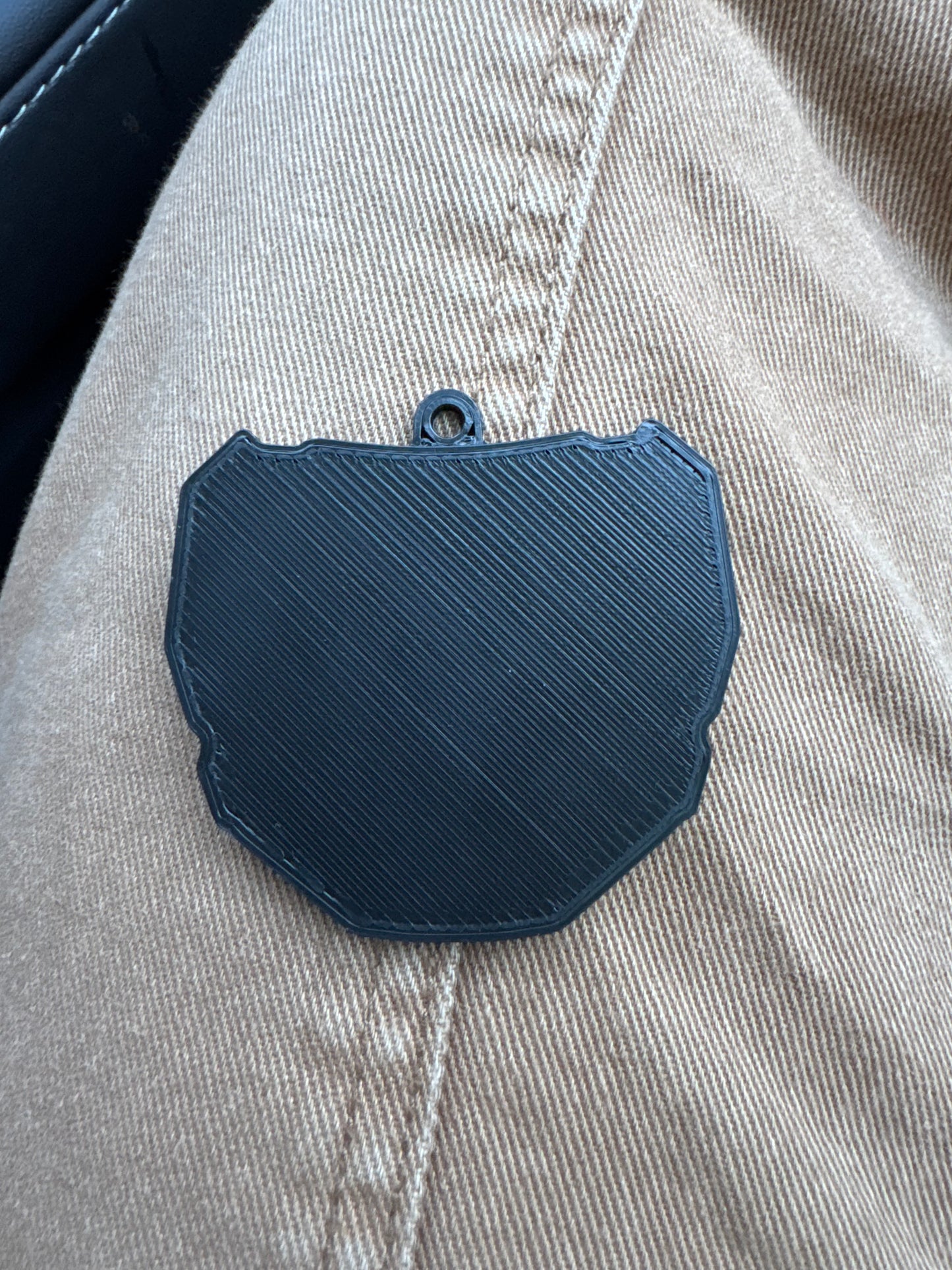 3d printed mini plate keychain